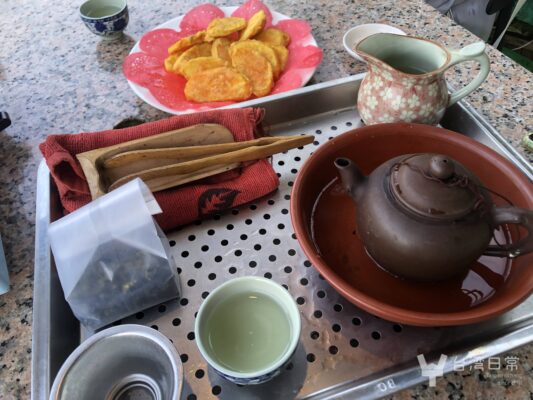 「清泉山荘」お茶